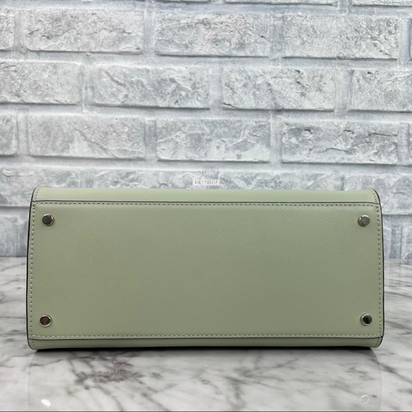 Kate Spade Staci Sage Bundle Green Medium Satchel Crossbody - Picture 5 of 10